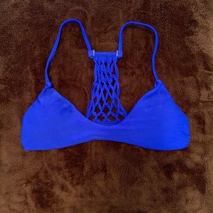 Blue Bikini Top
